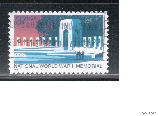 США-2004 (Мих.3840) , гаш. , Мемориал 2-я мировая война (одиночка),