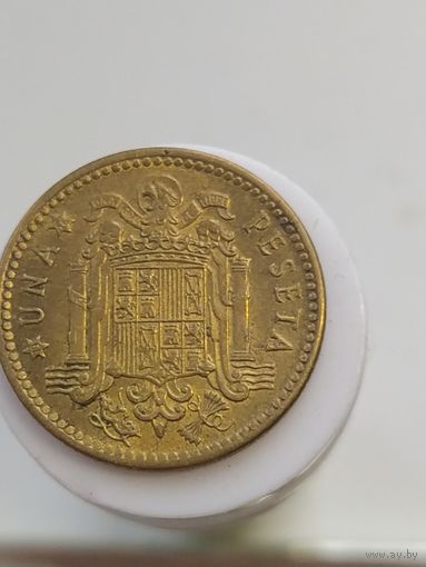 1 песета Испания 1953 года в звезде 1956? лот 45