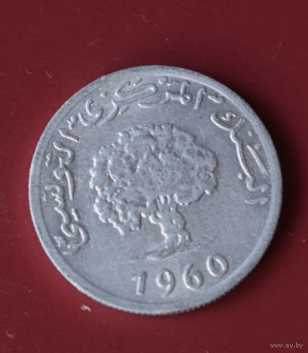 Тунис 1 миллим 1960