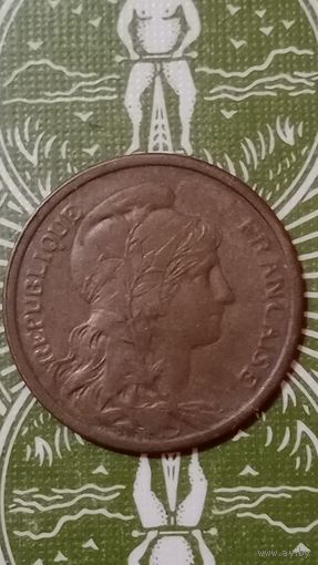 Франция 2 сантима 1911