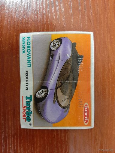 Вкладыш TURBO SPORT, ТУРБО СПОРТ мята. Состояние отличное. В коллекцию.