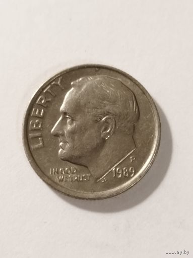 США 1 дайм 1989 Р