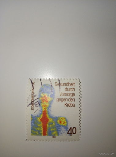 Германия 1981г. Борьба с раком 40