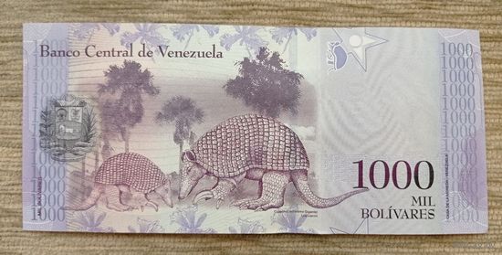 Werty71 Венесуэла 1000 боливаров 2017 UNC банкнота