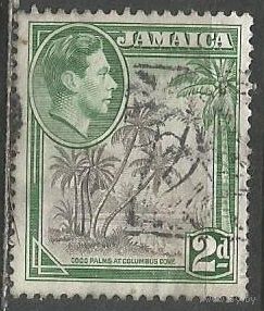 Ямайка. Король Георг VI. Бухта Колумба. 1938г. Mi#123.