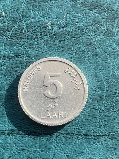 Мальдивы 5 лари 2012