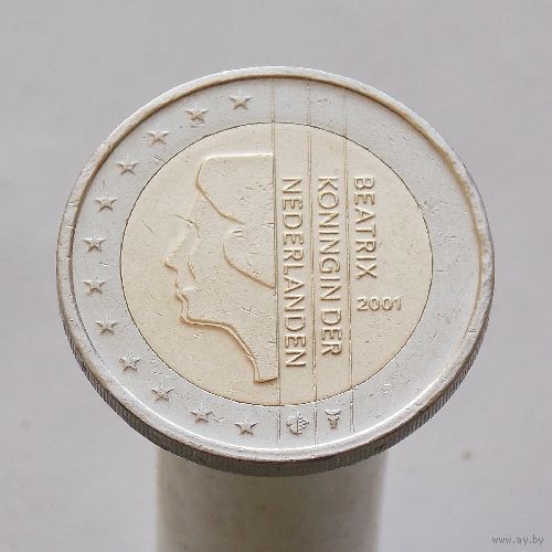 Нидерланды 2 евро 2001