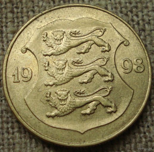 1 крона 1998 - Эстония - брак?