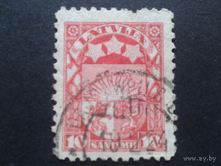 Латвия, 1923.  Стандарт, герб