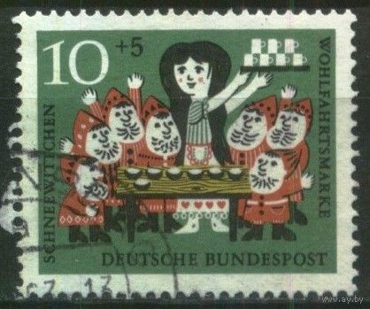 ГЕРМАНИЯ, ФРГ - 1962 [Mi. 386]  Гашеная (DE03)