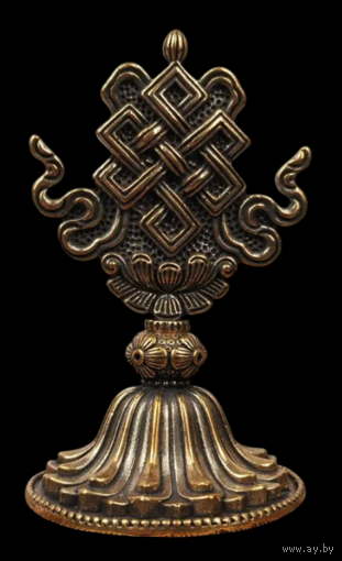 Статуэтка Узел Бесконечности Буддизм Бронза