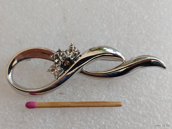 Брошь винтажная "Лента"