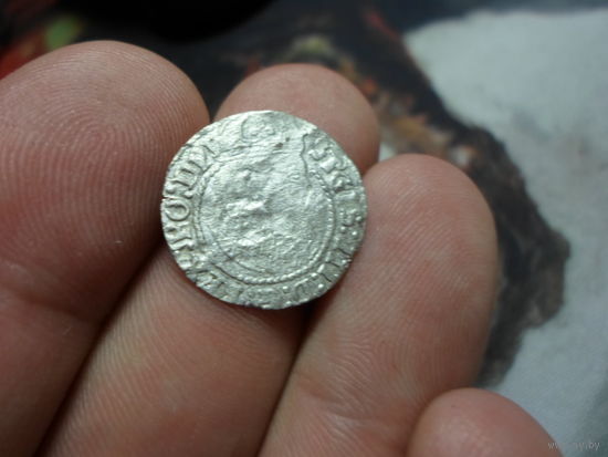 Грош Гданьский 1625 г. Сигизмунд III Речь посполита