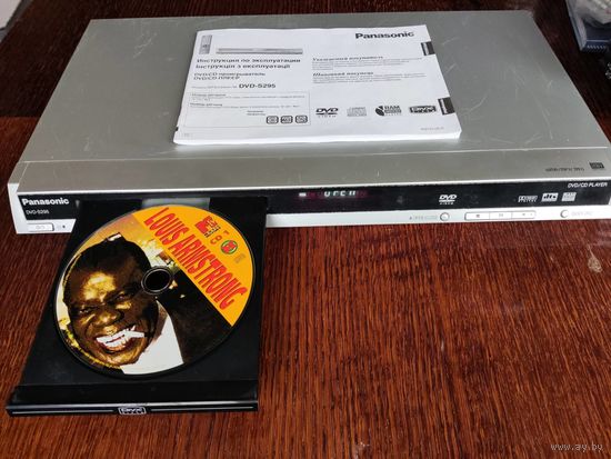 DVD/CD-плеер Panasonic DVD-S295 с дискотекой. Состояние нового. Всё работает.