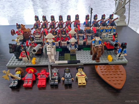 Фигурки лего конструктор lego аналог солдатики аксессуары детали пушки конь Ниндзяго Ninjago набор