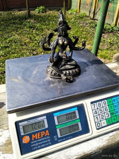 Богиня Кали;  бронзовая статуэтка