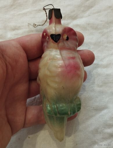 Ёлочная игрушка сова редкая