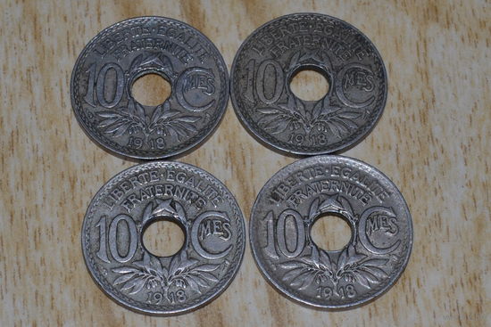 10 сантимов 1918 Франция