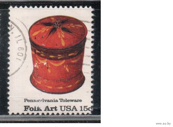 США-1979, (Мих.13801) , гаш. , Народное искусство,