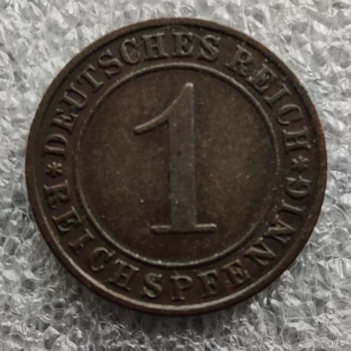 Германия 1 рейхспфенниг  1935 г.  Веймарская республика (рейхсмарка)