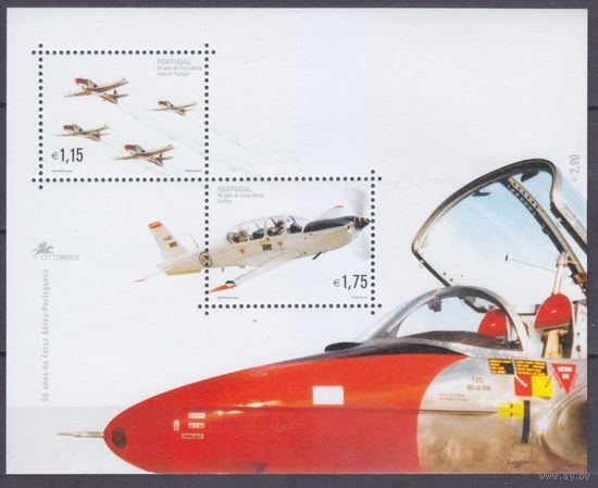 2002 Португалия 2601-2602/B177 Самолеты 7,00 евро