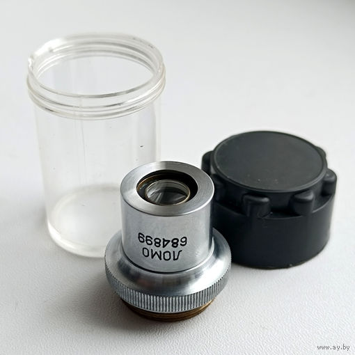 Объектив микроскопа ЛОМО ПЛАН 9х0,2