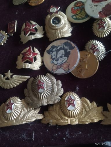 Комплект значков и кокард