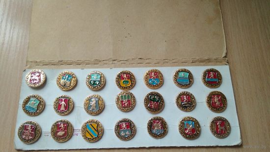 Серия значков русских городов золотое кольцо