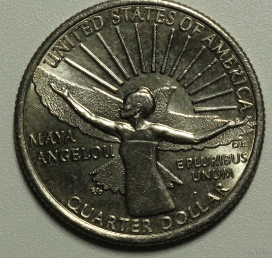 США, 25 центов, Майя Анжелу, 2022 год