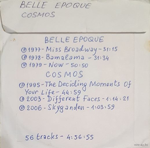 CD MP3 дискография BELLE EPOQUE, COSMOS - 1 CD