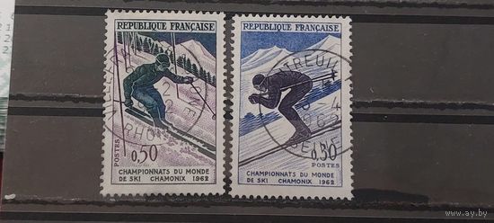 РАСПРОДАЖА ФРАНЦИЯ 1962г. Полная серия. Гаш.