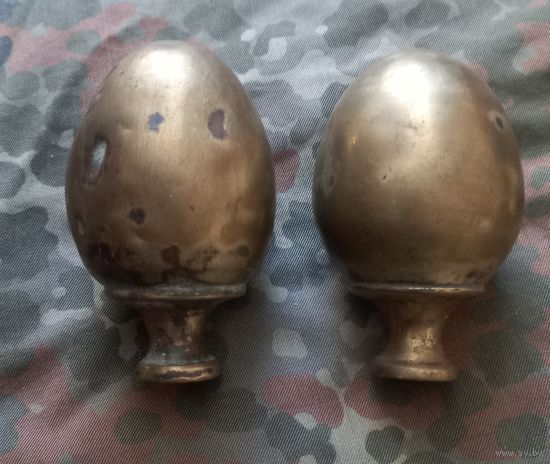 Навершие от кровати старое бронза 2 шт.