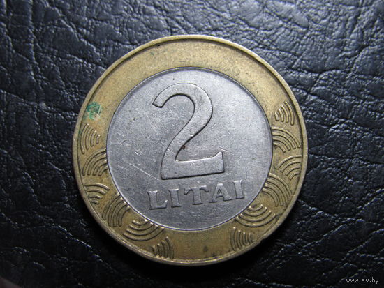 Литва. 2 лита. 1999. С 20 копеек. Распродажа коллекции. Смотрите другие лоты.