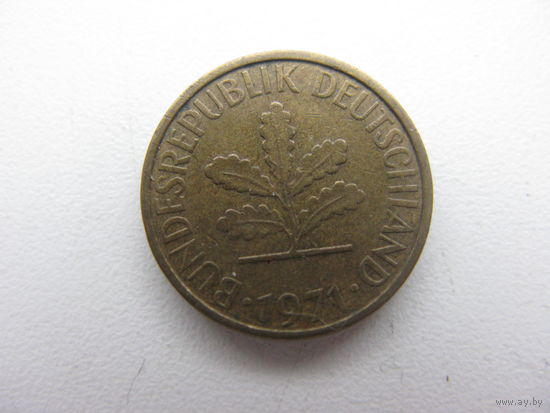 ФРГ 5 пфеннигов  1971 F