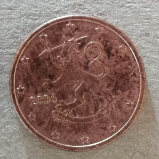 Финляндия 1 евроцент, 2006 г., KM# 98