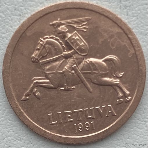Литва 10 центов 1991 г.