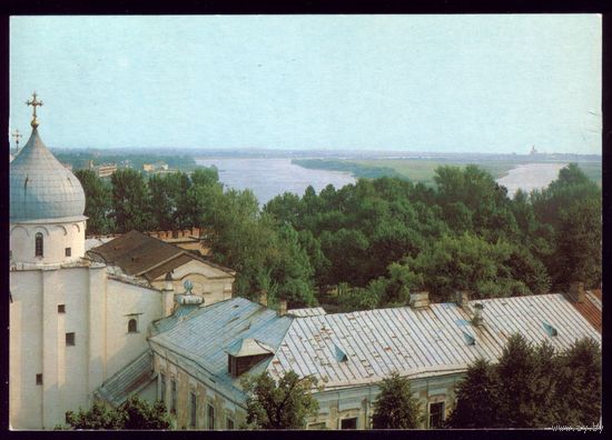 ДПМК 1980 год Новгород Вид на реку Волхов