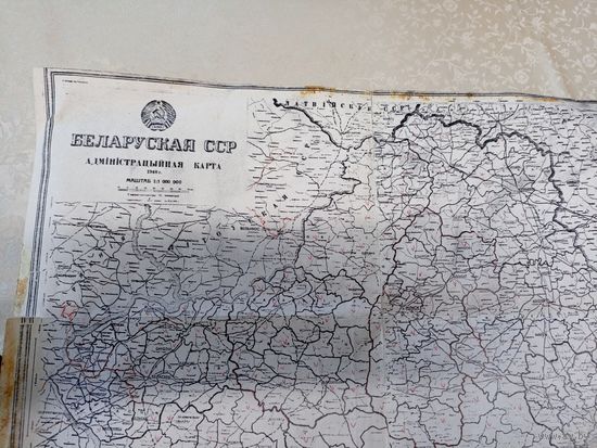Карта БССР\7
