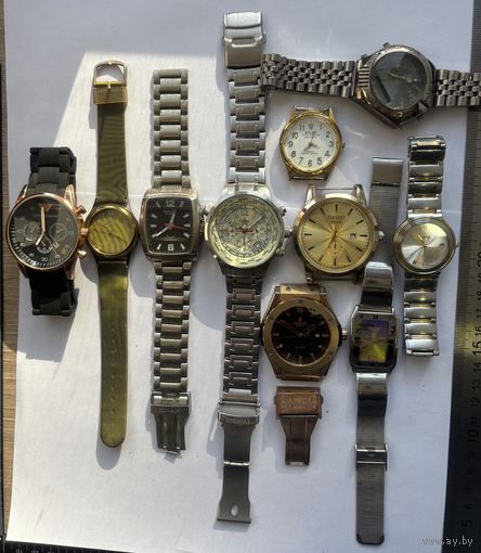 Часы наручные кварцевые 10шт с 1 РУБЛЯ