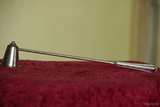 Гаситель для свечей с серебрением   ( длинна 27 см )