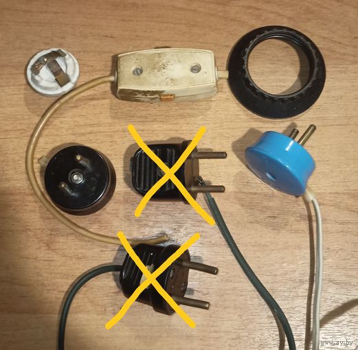 Вилка электрическая, СССР, цена за одну