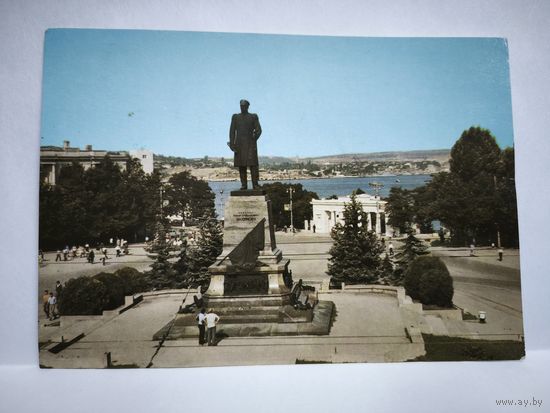 Открытка, 1981г. Севастополь. Памятник адмиралу П.С. Нахимову. 14