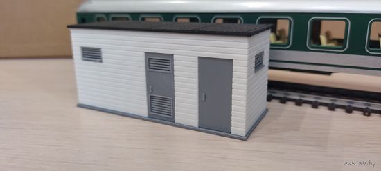 Электрощитовая железнодорожная, масштаб 1/87.