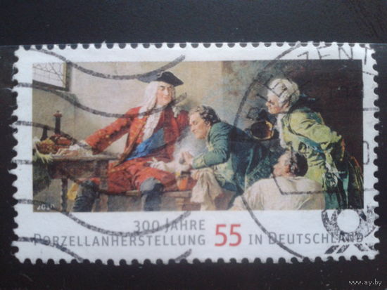 Германия 2010 Живопись Михель-1,0 евро гаш зубцовка 13 1/2: 13 3/4