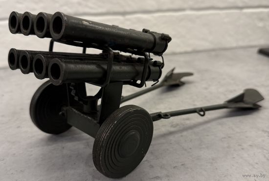Пушка металлическая. Система залпового огня. СССР. Распродажа коллекции!!!