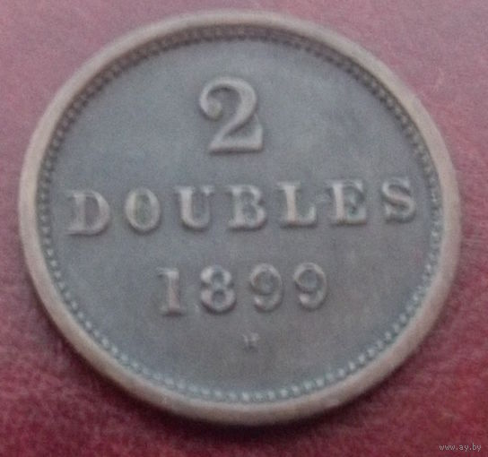Гернси. 2 дубля 1899