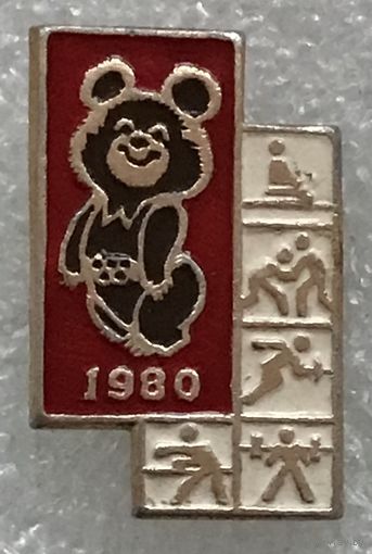 МИШКА ОЛИМПИЙСКИЙ ПИКТОГРАММА МОСКВА-80