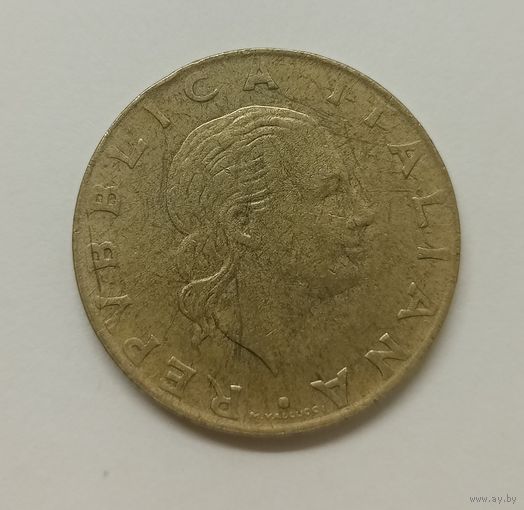 Италия 200 лир, 1992 год .Выставка марок в Генуе