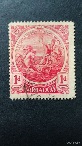 Великобритания\259с\Барбадос. 1916. Аллегория.