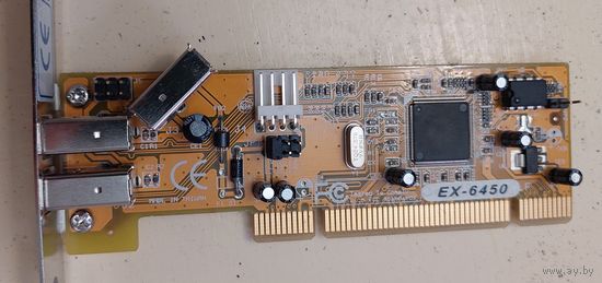 Карта расширения контроллер EXSYS EX-6450 Exsys Firewire